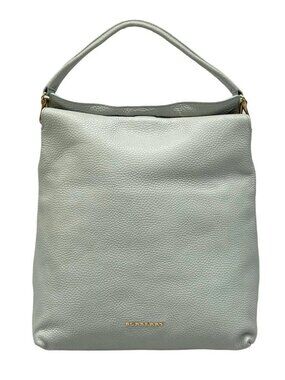 Burberry 3939070 Light Blue Leather Tote Bag